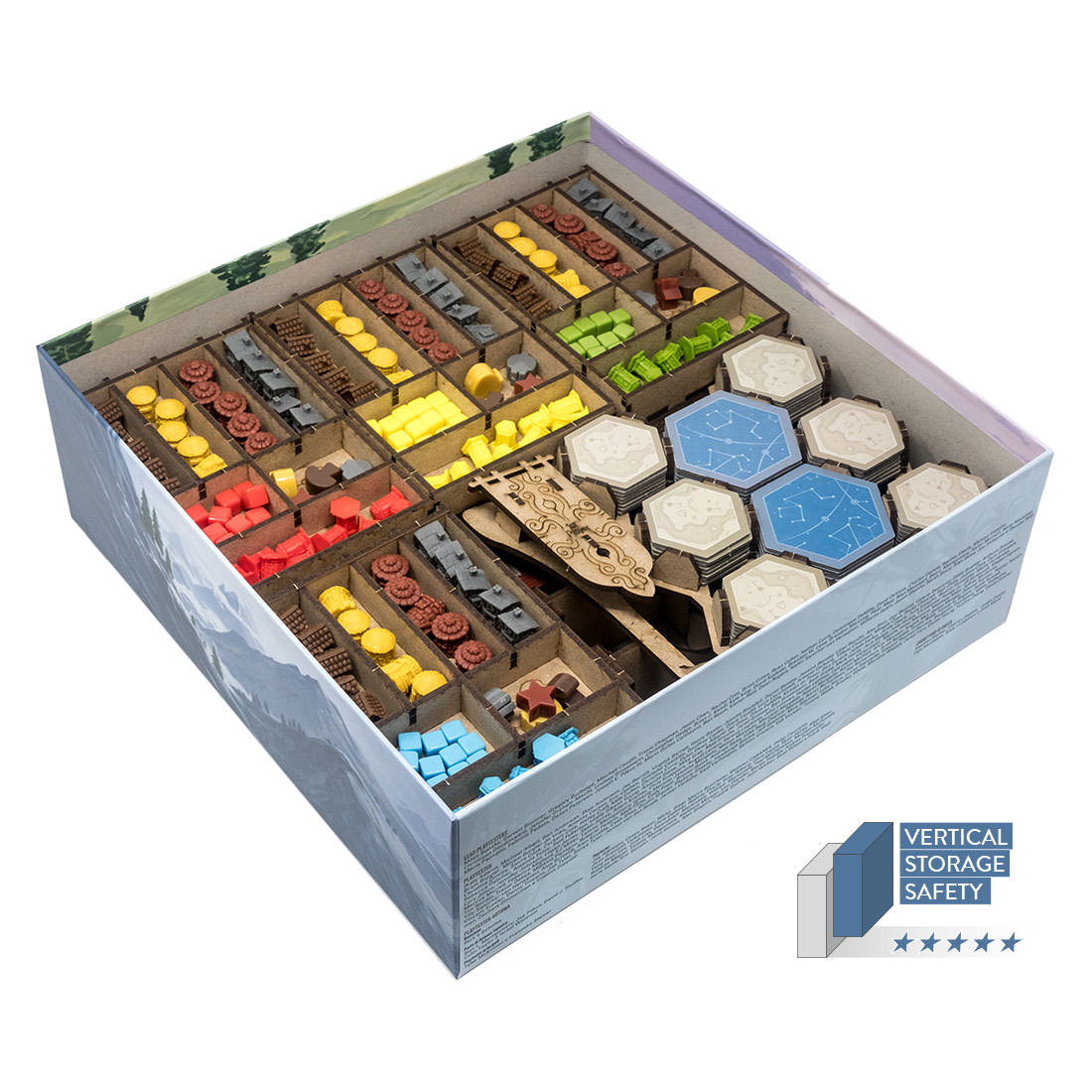 Organizer for Tapestry board game - The Dicetroyers